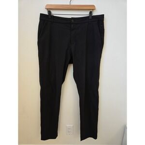 Lululemon ABC Pants Mens 34 Black Slim Fit Warpstreme 5 Pocket 34x29